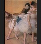 Edgar Degas Before the Rehearsal painting